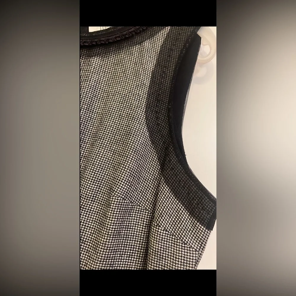 Bessini Elegant Black and Gray office Women's pencil Dress size M - Picture 8 of 10